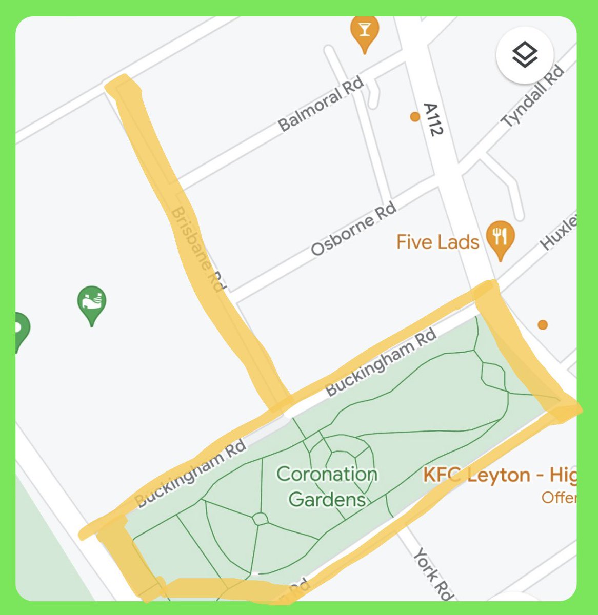 ⚠️ Please avoid Brisbane Road and Coronation Gardens in Leyton #E10. An active crime scene is in operation and the Gardens have been closed. 

Updates will be provided when the area reopens.