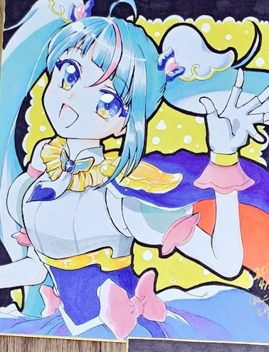 最近ちょいちょいアナログ描いてるよー#アナログ絵 