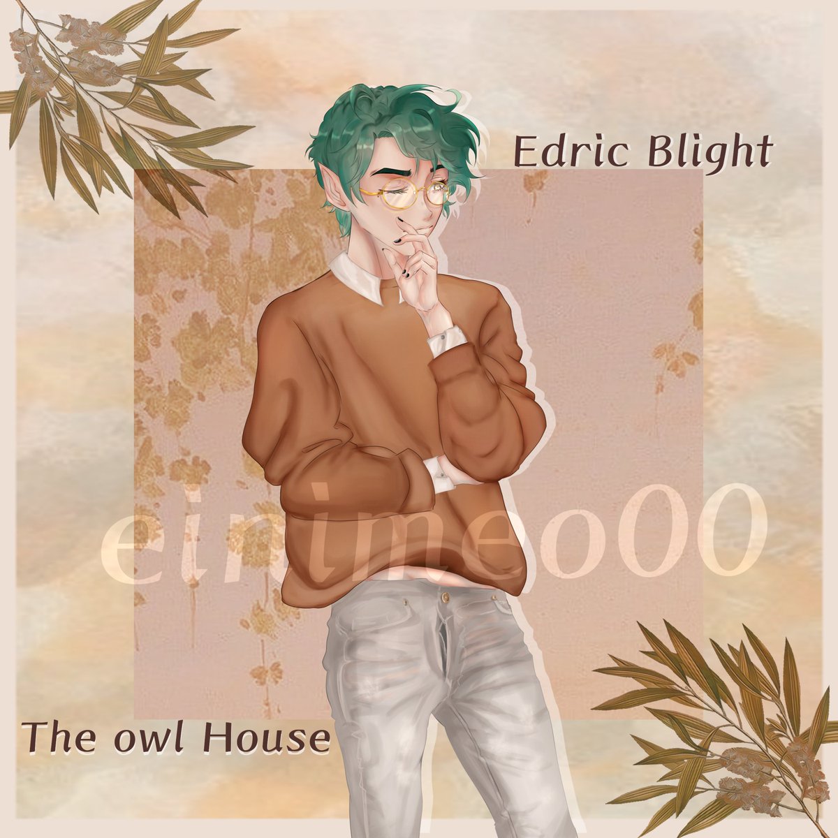 Einime7's tweet photo. QRT the character vs how you drew them https://t.co/GzMklPRXa0