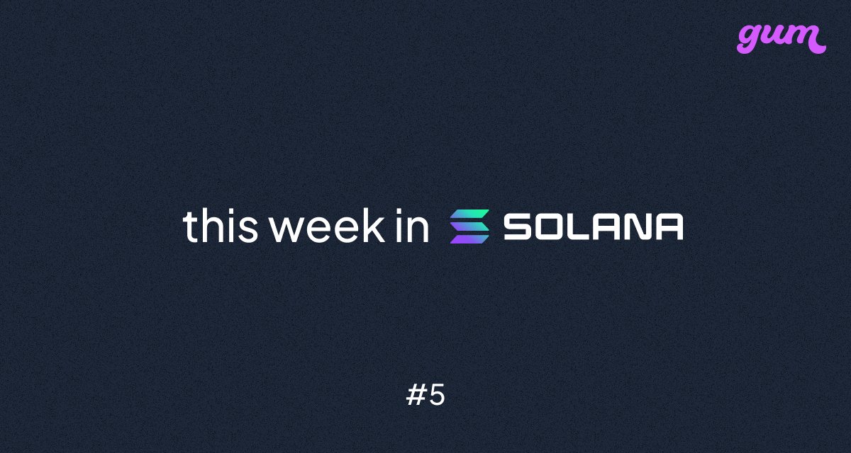 Last week was HUGE for the <a href="/solana/">Solana</a> ecosystem and there's a ton of stuff that needs to be celebrated.

So here we are.

Another weekly round-up of everything that happened in Solana City🧵