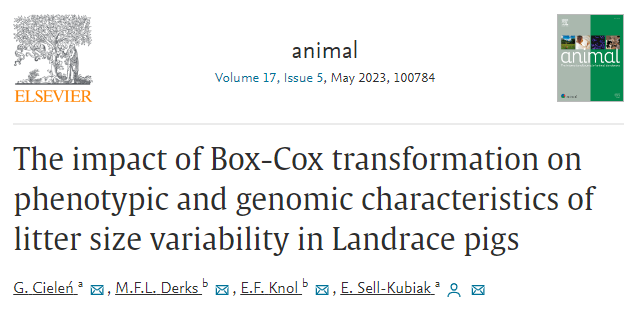The first paper of my student Gabriela is online! Enjoy the read!🐷🧬
doi.org/10.1016/j.anim…
@up_poznan @TopigsNorsvin @mflderks