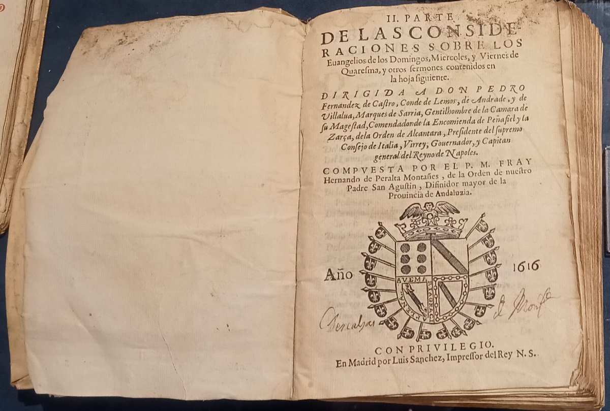 Libro dedicado al VII conde de Lemos.
Año 1.616.
De las consideraciones sobre los Evangelios de los Domingos, miércoles y viernes de cuaresma.