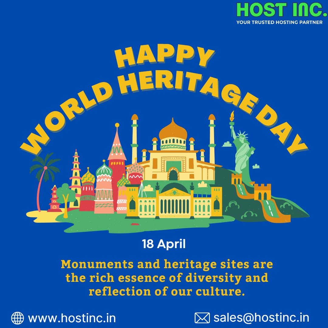 'Let's celebrate the diversity of our world's cultures and heritage on this World Heritage Day. Each site tells a unique story.'

#GlobalHeritage #TravelHeritage #ExploreHeritage #HeritageTourism #WorldHeritageDay #HeritageDay #PreserveHeritage