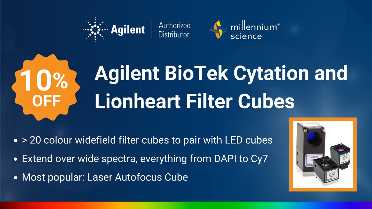Millennium Science (@mscienceaustnz) on Twitter photo EOFY sales have started here at <a href="/mscienceaustnz/">Millennium Science</a>. Save your lab for 💰today.
Contact Cameron to take advantage of this <a href="/Agilent/">Agilent Technologies</a> promotion - cskinner@mscience.com.au
#AgilentBioTek #Cytation #Lionheart #scicomm EOFY sales have started here at <a href="/mscienceaustnz/">Millennium Science</a>. Save your lab for 💰today.
Contact Cameron to take advantage of this <a href="/Agilent/">Agilent Technologies</a> promotion - cskinner@mscience.com.au
#AgilentBioTek #Cytation #Lionheart #scicomm