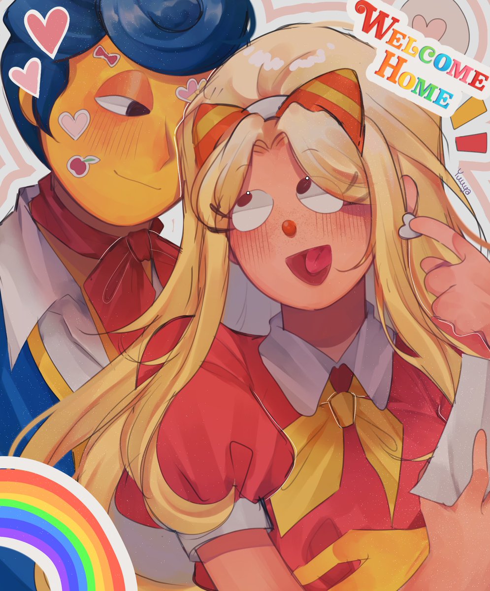 YuuyaInwza's tweet photo. I LOVE THESE TWO.

 #WelcomeHome #welcomehomefanart #wallyxjulie https://t.co/TC6rq6mqL1