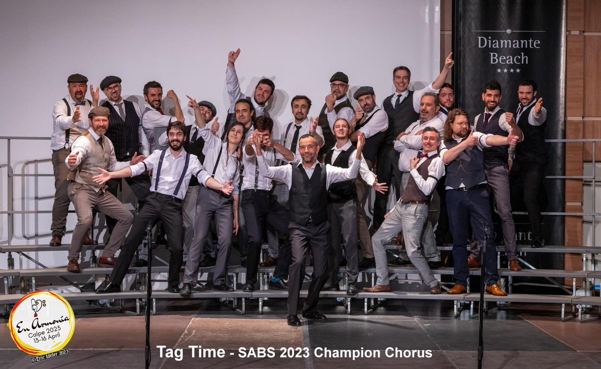 Tag_Time_'s tweet image. ¿Te gusta cantar?
¿Quieres probar algo diferente?
Somos un grupo vocal masculino con mucho buenrollismo.

🥇Campeones nacionales de #Barbershop 2023

Somos #TagTime

Si te animas, escríbenos a director@tagtime.org
TagTime@tagtime.org

#BarbershopMusic

*Photo Eric Ideler