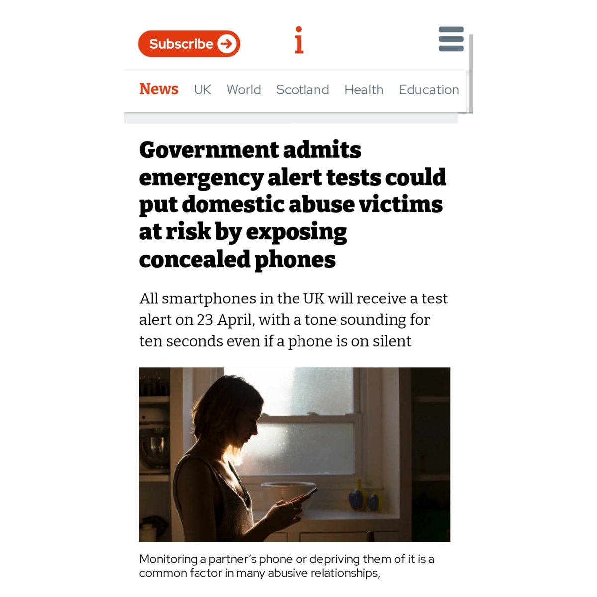 StubblyStephie's tweet photo. TW: Domestic Abuse....
IF YOU ARE SUFFERING, & HAVE A BURNER PHONE, SWITCH IT OFF ON SUNDAY.
https://t.co/PrLSM45Ie1
#domesticviolence #domesticabuse #burnerphone #april23rd #governmentalarm #smartphones https://t.co/8ugLPj7IIN