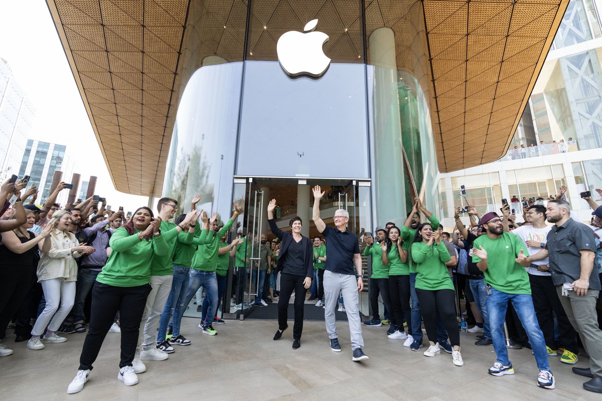 The energy, creativity, and passion in Mumbai is incredible! We are so excited to open Apple BKC — our first store in India.