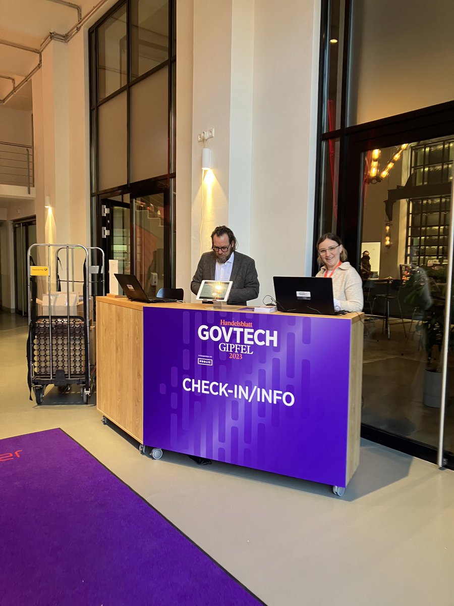 GovGipfel's tweet image. Doors open beim #GovTechGipfel im Amplifier in Berlin! Wir freuen uns auf unsere Gäste!
#HBGovTech 
@PUBLIC_Germany @handelsblatt