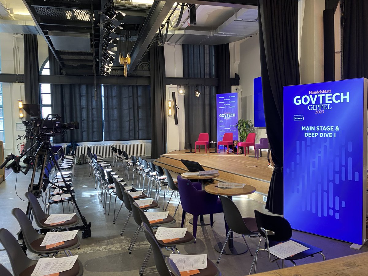 GovGipfel's tweet image. Doors open beim #GovTechGipfel im Amplifier in Berlin! Wir freuen uns auf unsere Gäste!
#HBGovTech 
@PUBLIC_Germany @handelsblatt