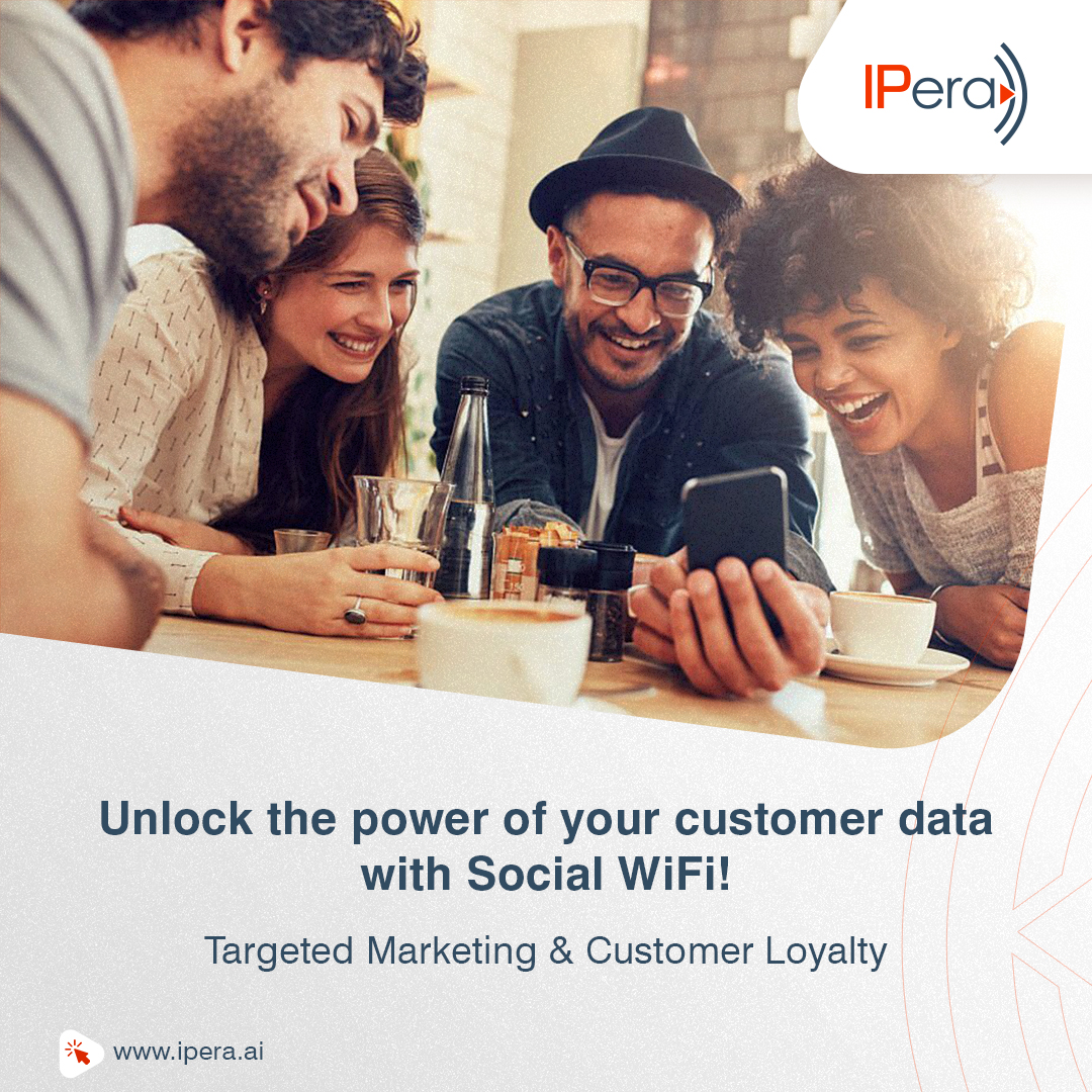 By offering free guest WiFi access in retail locations through social media login, Social WiFi provides businesses with valuable customer data and insights. 

But how? 🤔

#IPera #SocialWifi #WifiMarketing #WiFi #GuestWifi #Retails #CustomerExperience #CustomerEngagement
