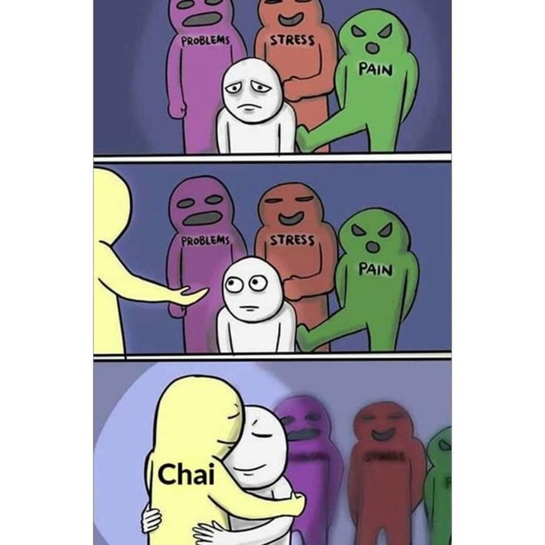tweChairus's tweet photo. Multiple problems, one solution: Tea

#teamemes
#tealovermemes
#teahumour
#tealifehumor
#funnytea
#teapuns
#teajokes
#tealoversunite
#tealoverfun
#teaaddictmemes https://t.co/y4zYPjUohD