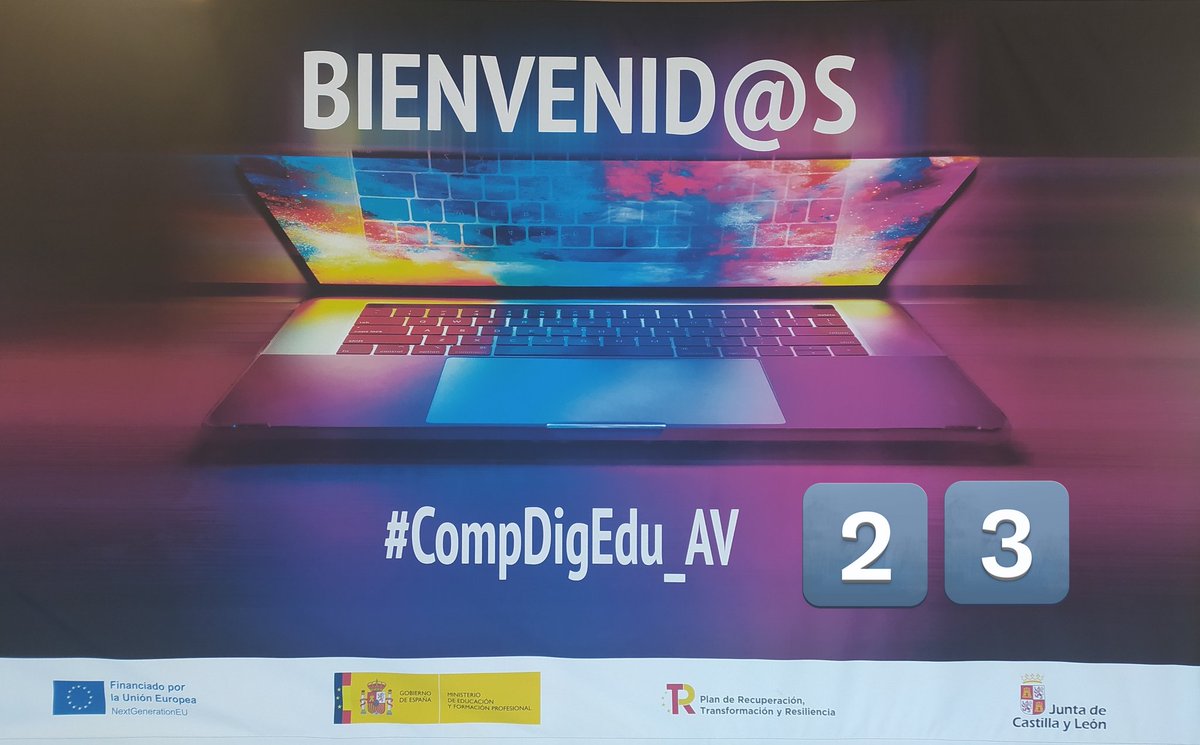 MMCCAvila's tweet photo. Buenos días. 

Ayer fue un día muy intenso.

Compartimos experiencias, ideas, proyectos e ilusión con todos los centros de la provincia. 

Os dejamos el hilo completo de la jornada #CompDigEdu_CyL_AV:
👇👇👇👇👇👇👇 https://t.co/kdwSjHVnlb