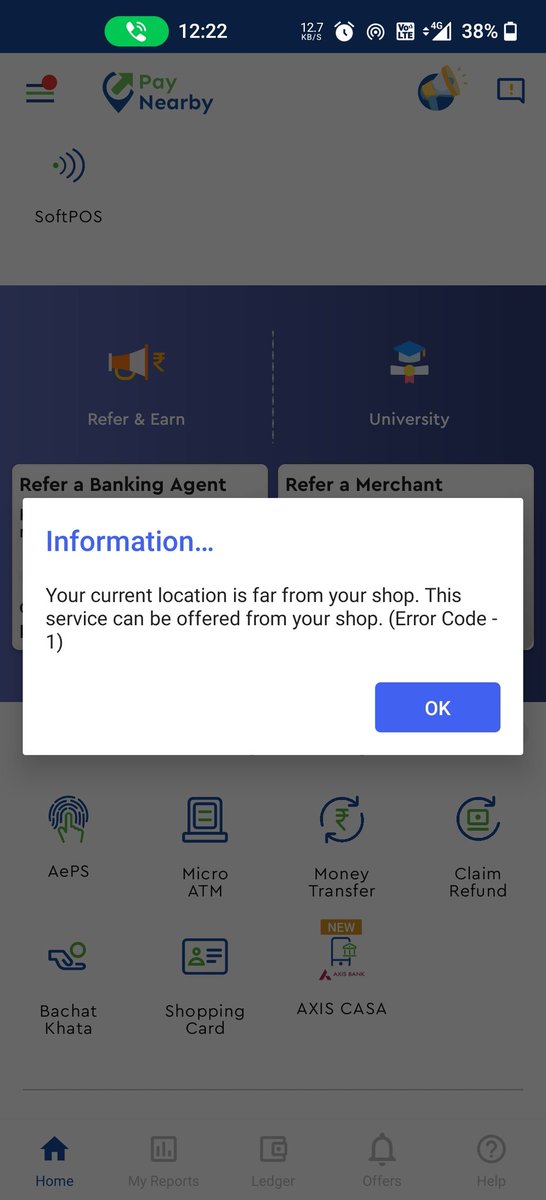 Ajay98680554's tweet photo. @PayNearby iam getting this error alredy 4 days passed issue not resolved compained many times but no one listening iam getting lose

My complaint I'd - 7513456 https://t.co/SFfc7dMfYp