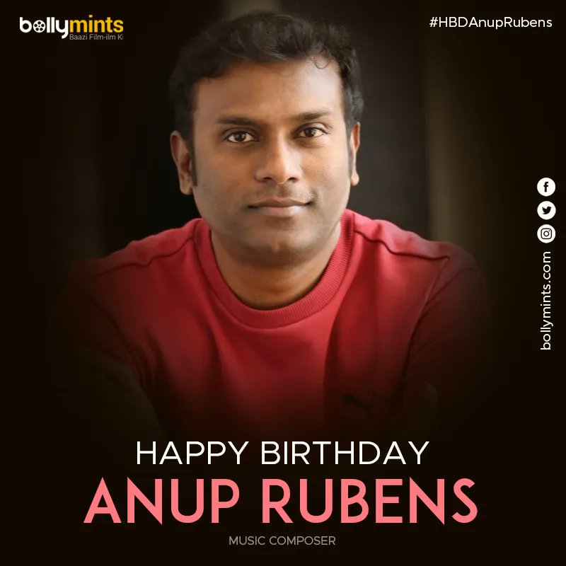 Wishing A Very #HappyBirthday To Music Composer #AnupRubens !
#HBDAnupRubens #HappyBirthdayAnupRubens #EnochRubens