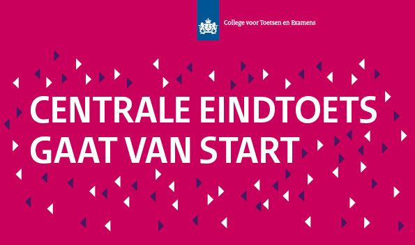 Het College voor Toetsen en Examens (@hetcvte) on Twitter photo Vandaag start de afnameperiode van de Centrale Eindtoets op papier en digitaal! <a href="/hetcvte/">Het College voor Toetsen en Examens</a>, @cito en DUO wensen iedereen een goede afname! Vandaag start de afnameperiode van de Centrale Eindtoets op papier en digitaal! <a href="/hetcvte/">Het College voor Toetsen en Examens</a>, @cito en DUO wensen iedereen een goede afname!