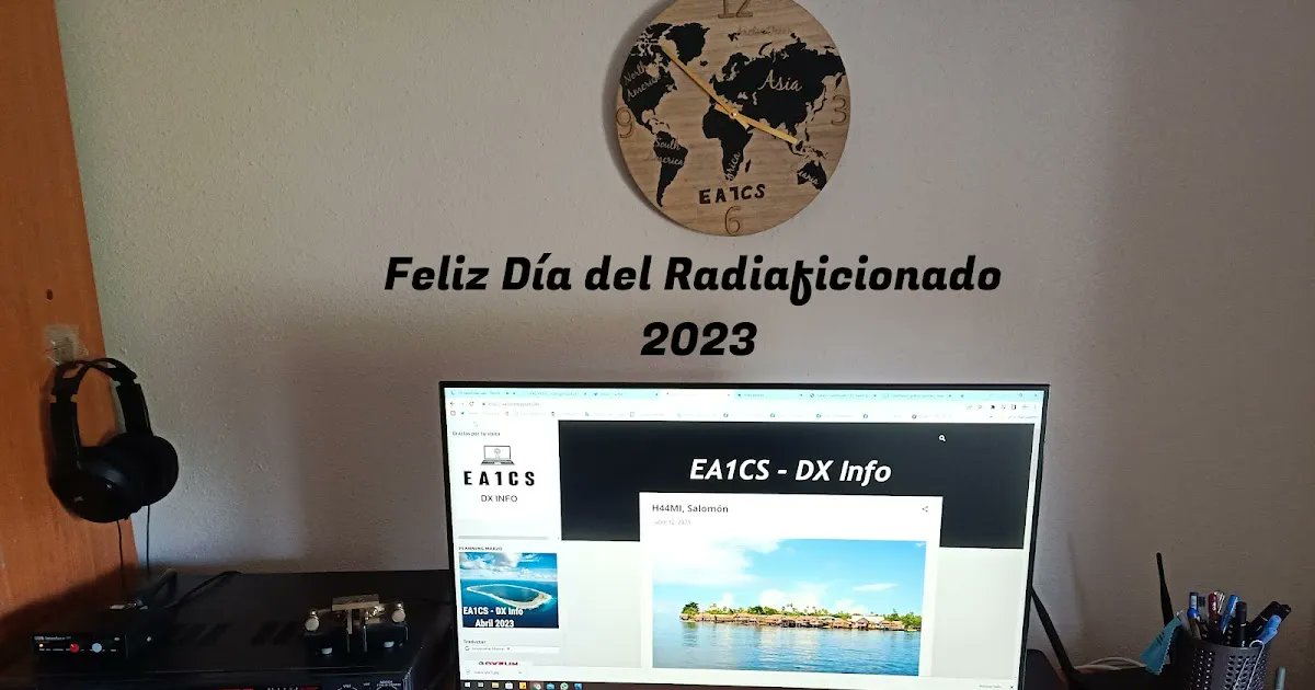 EA1CS's tweet image. 𝗙𝗲𝗹𝗶𝘇 𝗗í𝗮 𝗱𝗲𝗹 𝗥𝗮𝗱𝗶𝗼𝗮𝗳𝗶𝗰𝗶𝗼𝗻𝗮𝗱𝗼 𝟮𝟬𝟮𝟯 buff.ly/41zbayP #hamradio #dx #hamr