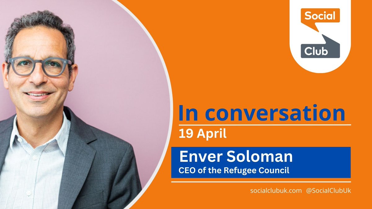 Join us for a live interview with Enver Soloman, chief executive of the Refugee Council . We’ll be taking a look at what the crisis priorities are, plus you will be able to join the open Q&A @EnverSol @DeardenPhillips