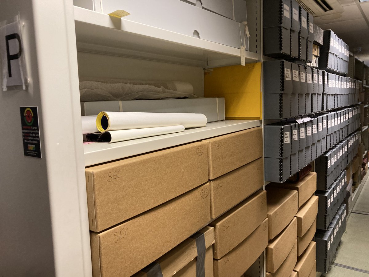 These images from our stores show just a portion of our collections. They have been put in archival storage and are kept safe on metal shelves. 

Wondering what we have?  Check on the link in our bio to get to our website for more info #ArchiveCollection #Archive30