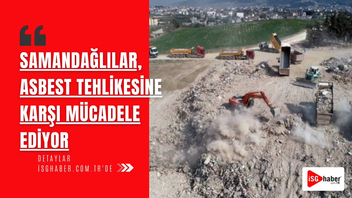 📢Samandağlılar, Asbest Tehlikesine Karşı Mücadele Ediyor

Haberin Detayları: isghaber.com.tr/haber/14783900…

<a href="/ASUD06/">Asbest Söküm Uzmanları Derneği(ASUD)</a> 

#hatay #deprem #asbest #toz #kanser #haberler #sivas