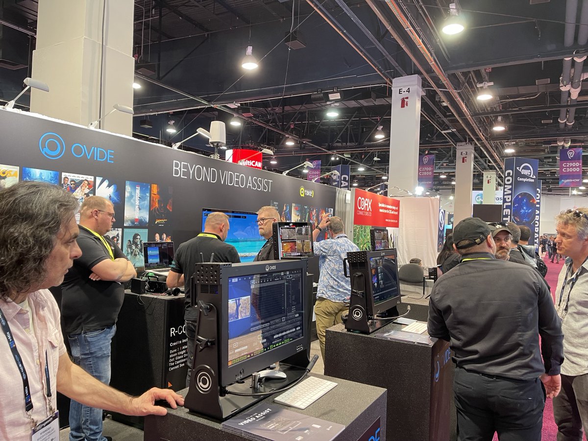 OvideSmart's tweet photo. One more year at #NABshow!
In this 2023 edition we’re exhibiting #ovidekoko, #ovidesmartassist and #ovidesmartdock
If you are in Las Vegas come by booth C2927 to see our new systems with #qtake
#qtake #videoassist #vao #hdr #4k #prores #recordingmonitor #metadata #ovide https://t.co/KnaYc2rmqg