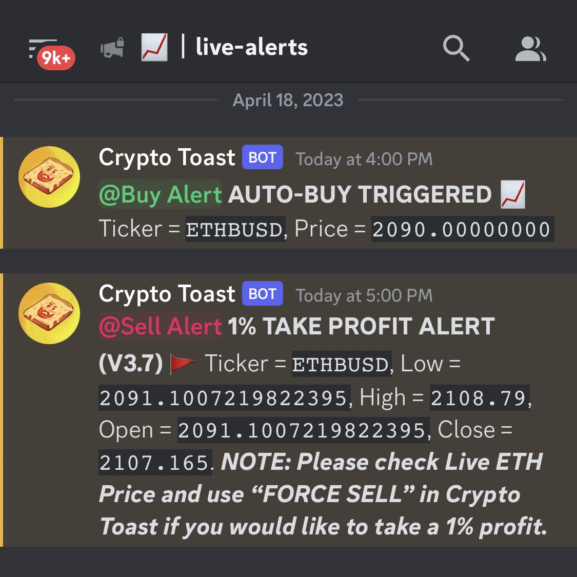 The last time I ran a giveaway #ETH did a run up to over 13%. #CryptoToast just hit 1% in under an hour. Let’s go again. 🍞

Here’s $50 to one winner in 24 hours just for interacting with this and my other tweets. ❤️➕🔁