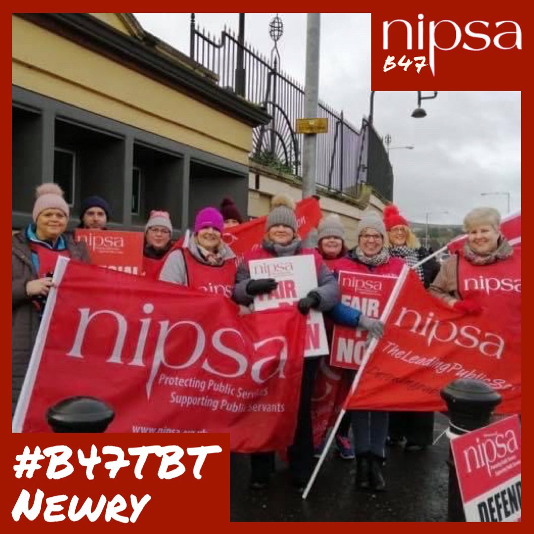 NIPSA_B47's tweet photo. Newry 2020 🚩 #TBT #ThrowbackTuesday #B47TBT #NICSStrikeApril26 ⚡️#WeWontBeLeftBehind ✊ #OneBigUnion ❤️🤍 https://t.co/gPCNZn480L
