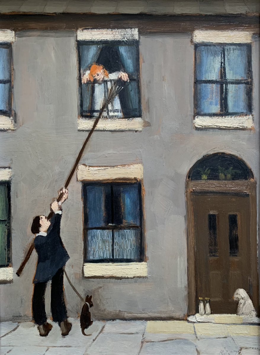 AVAILABLE IN THE GALLERY!

Harold Riley (b.1934) ‘The Knocker Up’
DM for details

#haroldriley #knockerupper #knockerup #forsale #collectart #lymm #cheshire #artgallery #art #painter #painting #oilpainting #twentiethcenturyart #lowry #modernart #modernbritishart #northernart