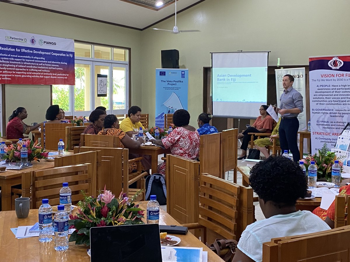 ADB Pacific (@adb_pacific) on Twitter photo .<a href="/ADB_HQ/">Asian Development Bank</a> presented at the Fiji civil society event on public finance management. ADB Regional Director <a href="/AaronBattenADB/">Aaron Batten</a> presented at a public financial management and national debt workshop in Suva on 13 April. .<a href="/ADB_HQ/">Asian Development Bank</a> presented at the Fiji civil society event on public finance management. ADB Regional Director <a href="/AaronBattenADB/">Aaron Batten</a> presented at a public financial management and national debt workshop in Suva on 13 April.
