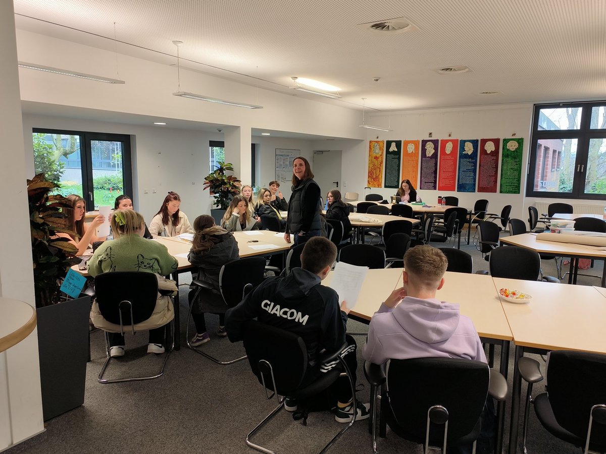 adam_phillips4's tweet image. First day in college for our students yesterday. They all did amazing, such an enriching day to see how college operates. 
#Erasmus23