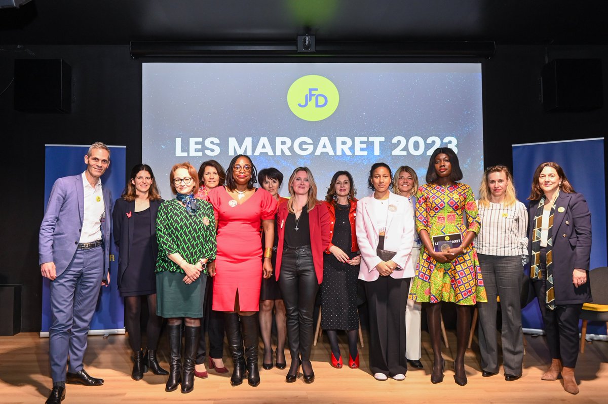 Huge congratulations 🎉to #lesMargaret promotion 2023 #investinHer

<a href="/MCottyEslous/">Maryne Cotty-Eslous</a> <a href="/chakaneld/">Nelly Chatue Diop</a> <a href="/HakimaBerdouz/">Dr Hakima BERDOUZ</a> <a href="/Rhoda_exd/">Okodie🥶</a> <a href="/inya_11/">inaya yoga ngoumdjam</a> #Youngsess #MelissaDjouka

&gt;&gt; Learn more about the winners: joinjfd.com/en/les-margare…