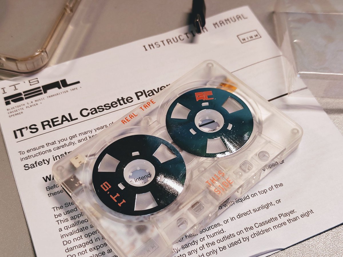 ROKUMORI／六森 on Twitter "IT'S REAL Cassette player from NINM LAB"