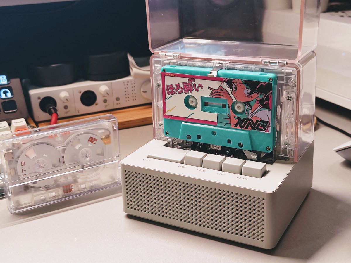 ROKUMORI／六森 on Twitter "IT'S REAL Cassette player from NINM LAB"