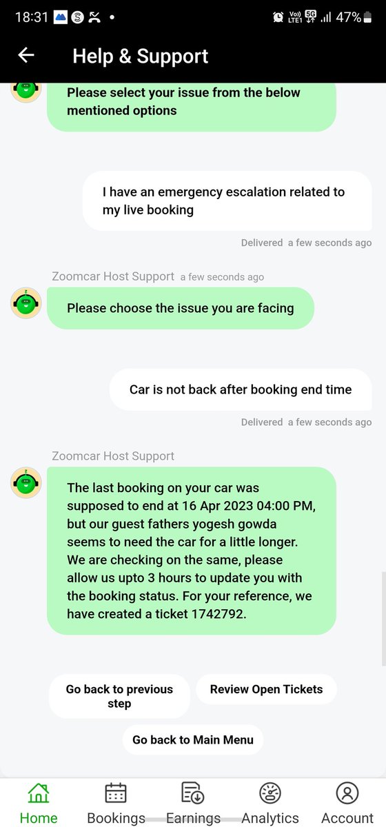 fuzdsd's tweet photo. @Zoomcar_India sir this my ticket I'd - 1742792
pls find my car
I am concerned
and pls update me what's happening https://t.co/v5Aoubhddh