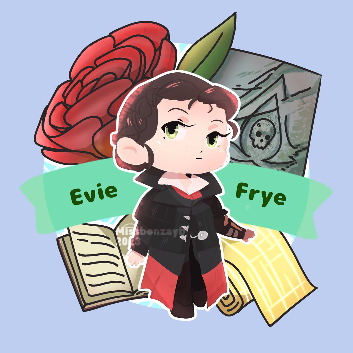 'Ah, The gentle sound of opportunity passing us by.' 

The lovely chibi Evie Frye! Sad news is my voice became hoarse but I am drinking warm tea like these twins would do hehe :3

#AssassinsCreed #Fanart #chibiart #EvieFrye #Ubisoft