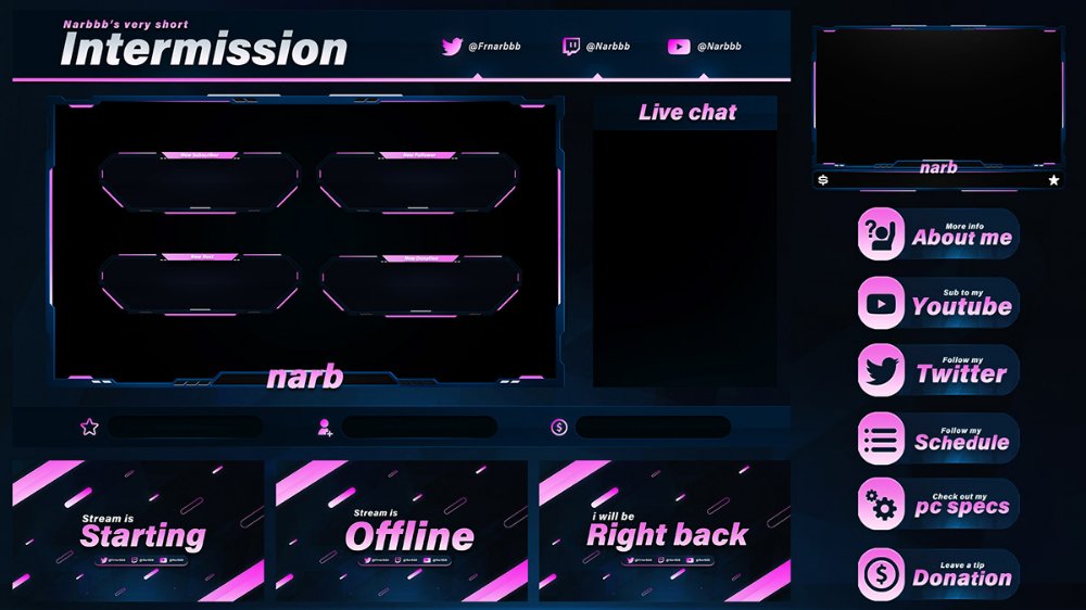 artsbypearl's tweet photo. Hey everyone if you need a cool and attractive set of custom overlay in a very affordable price Dm me! #twitch
#Designer
#artwork
#illustration
#twitchaffiliate
#twitchaffilate
#emotes
#smallstreamers
#animatedoverlays
#animation2d
#gamer
#designingstuff https://t.co/W7RamCratl