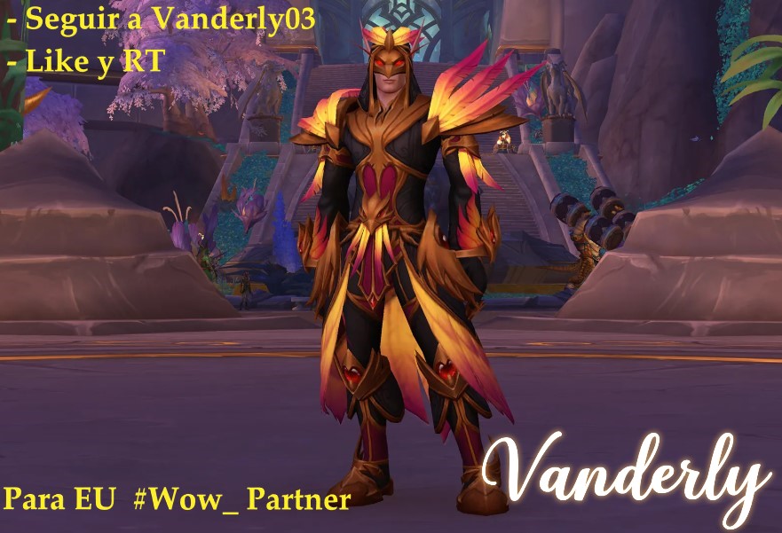 Vanderly03's tweet photo. 🥳SORTEO TRANSFI🥳
Por la llegada del parche 10.1 el 03/05, se sortea 2 Atavíos de pluma de fuego gracias a @Warcraft_ES
para EU Requisitos:
⭐️Seguir a @Vanderly03
⭐️Like y RT este tweet

Fin 02/05!
Puedes seguirme en https://t.co/5EnjwtmCZJ
¡Suerte! #WoW_Partner #Dragonflight https://t.co/bW3Iyxoyl7