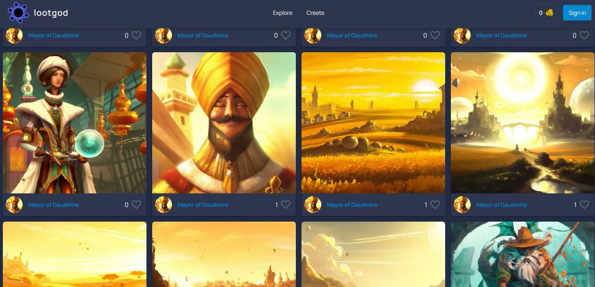 aitoolslab's tweet image. LootGod is an AI generative full e-commerce marketplace that allows for effortless creation and sale of AI-generated artwork and apparel. #imageGenerated #Ecommerce #ai #tools #aitoolslab

➡️aitoolslab.io/ai-tool/lootgod