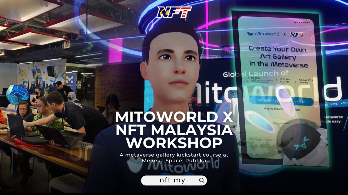 nftmalaysia's tweet image. We&apos;d like to thank @Mitoworld_io for the onboarding session and generous giveaway prize. Also huge shoutout to @mereka_io for sponsoring the venue. We hope to host more of this in the coming future.

nft.my/blogs/articles…

#Mitoworld #NFTMalaysia #Metaverse #MerekaIO