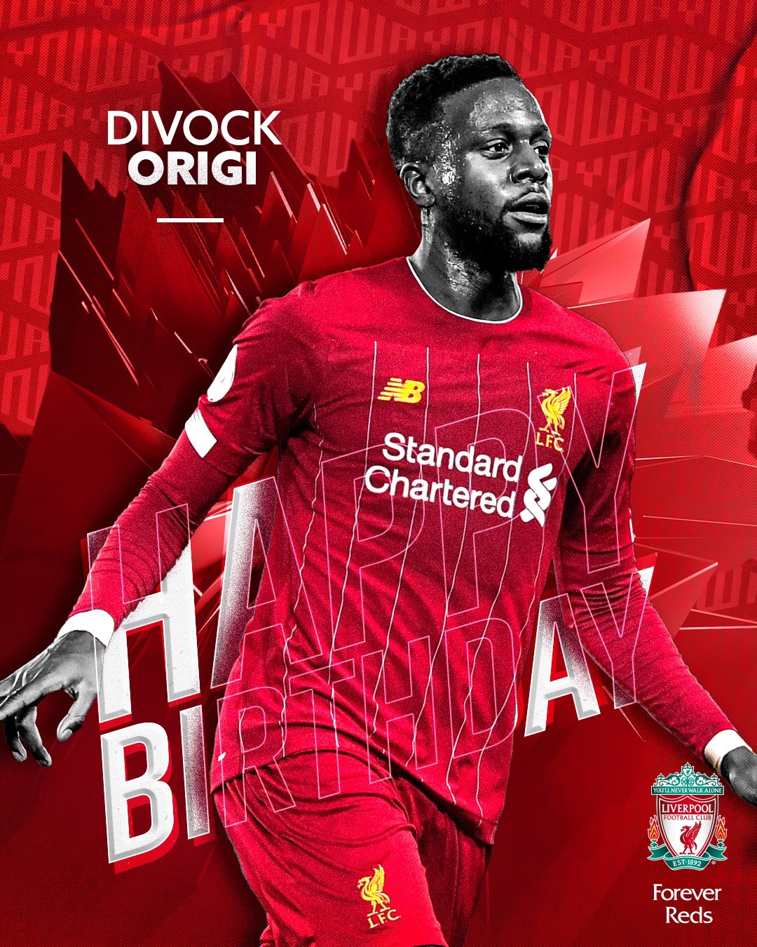 Happy birthday to Divock Origi    