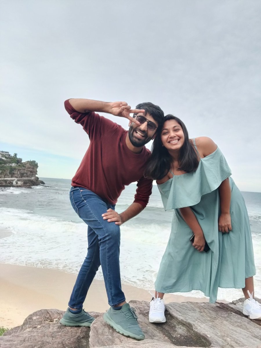OurAmazingTime1's tweet photo. Do you see something wrong with the picture? You might be wondering why is V wearing sun glasses when its so overcast outside? The reason - the fool decided to go in the water on a coastal walk trip, slipped, got hit by a wave, and lost his glasses :'D https://t.co/6O6thL0syx