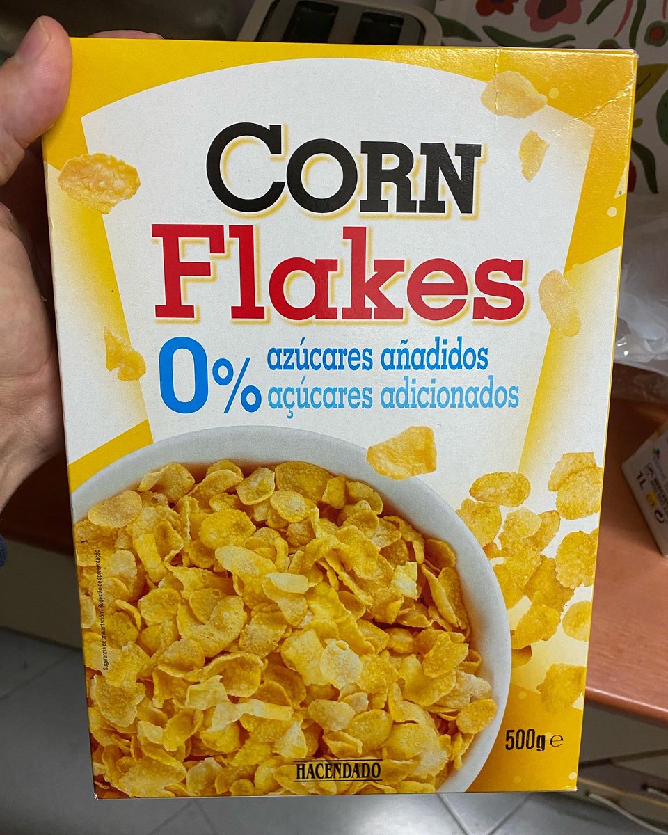 Corn Flakes sin azúcar Mercadona - Ingredientes, valores
