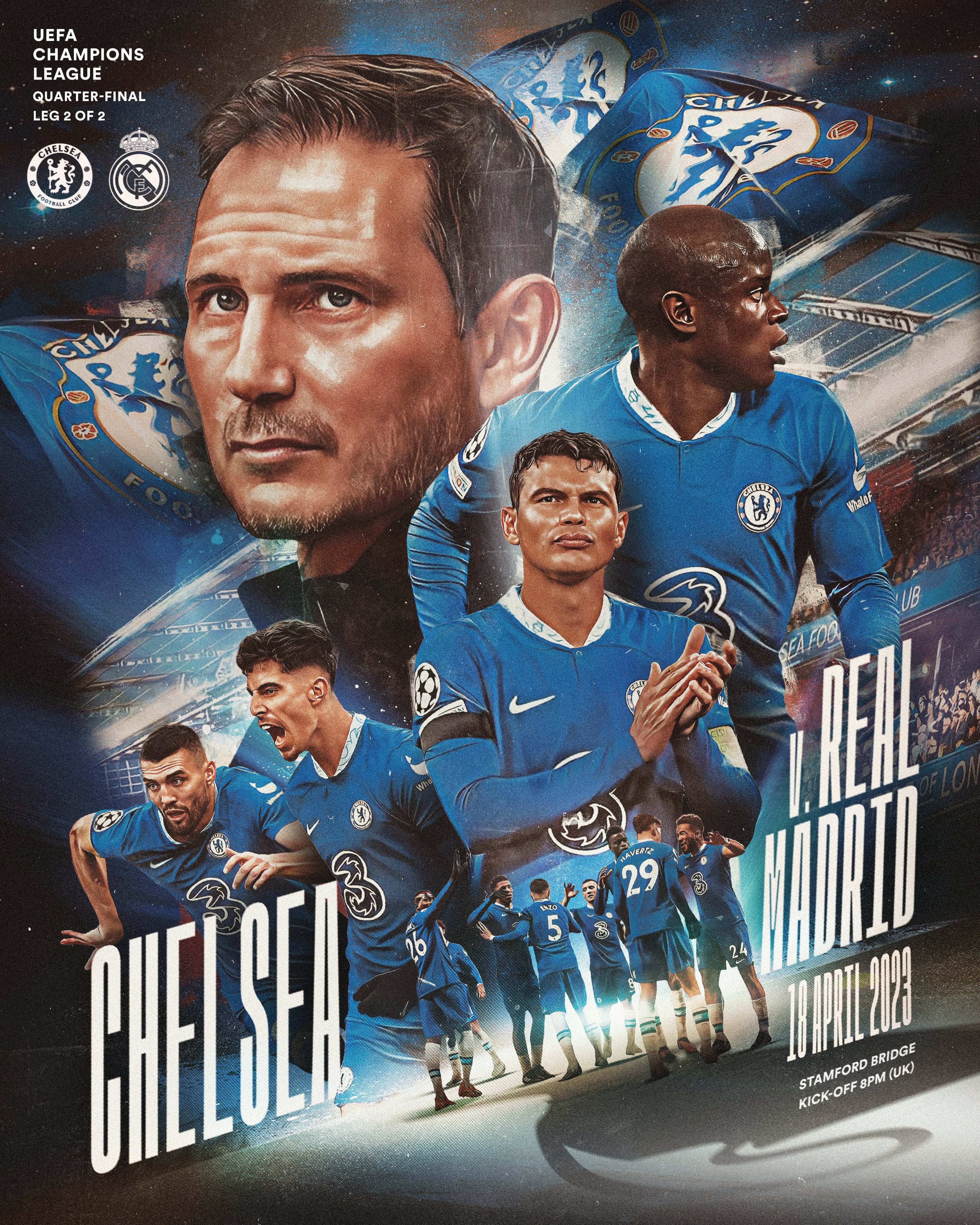chelsea real maçı afişi