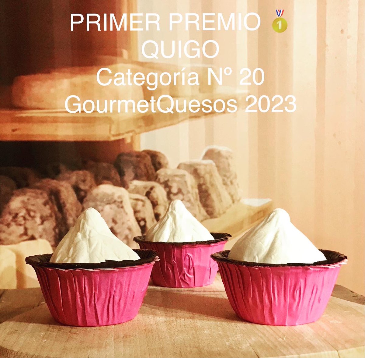 wellDone_quesos's tweet image. ¡¡¡Hemos GANADO!!!!

PRIMER PREMIO ORO
 “QUIGO” 
Categoría Nº 20 C0N CONDIMENTOS EN SU INTERIOR
GOURMETQUESOS 2023
#wellDone #QueRed #espartinas 
#saboresdelaprovinciasevilla #prodetur #gourmetquesos2023 #queso 
@espartinas 
@SaboresSevilla 
@redqueserias 
@prodetur