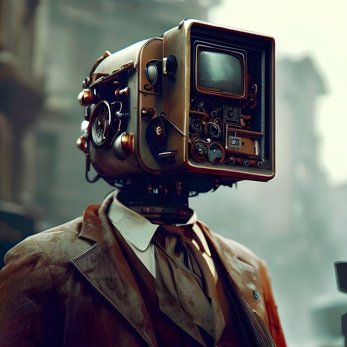 "VisionHead - SteamPunk  - made with @NightCafeStudio 

#aiart #nightcafe #digitalart creator.nightcafe.studio/creation/wpHMd…