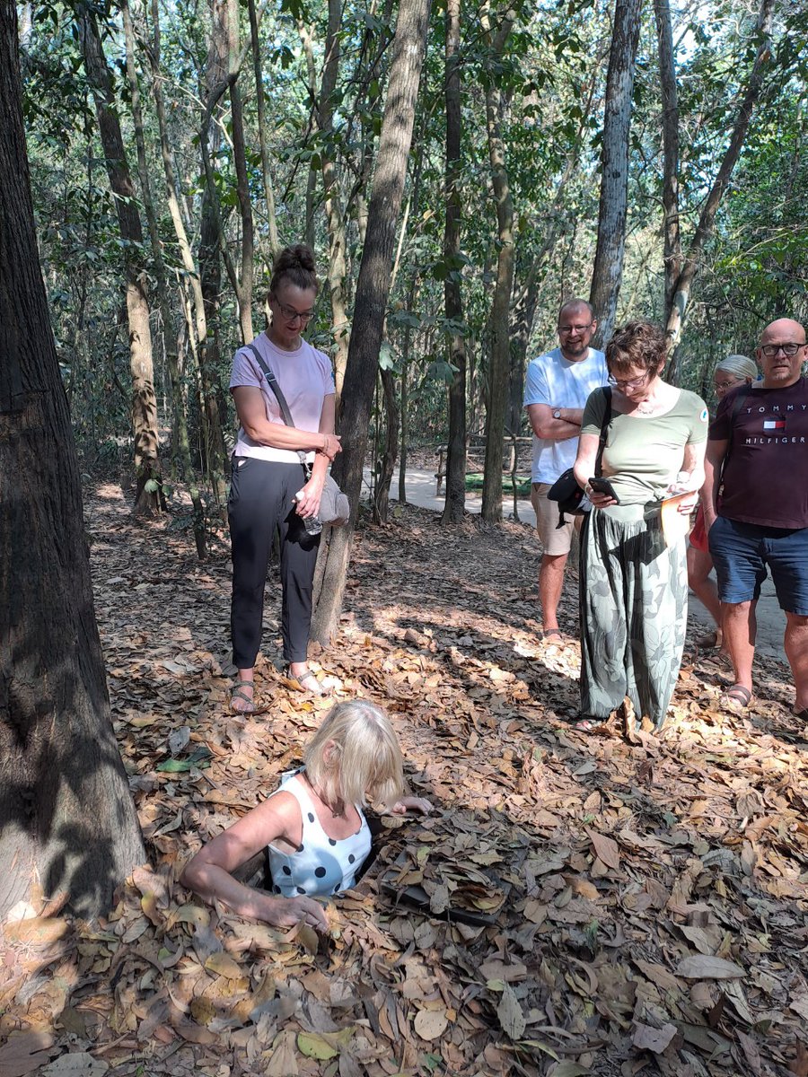 Visit #Cuchitunnels to learn about #Vietnamwar