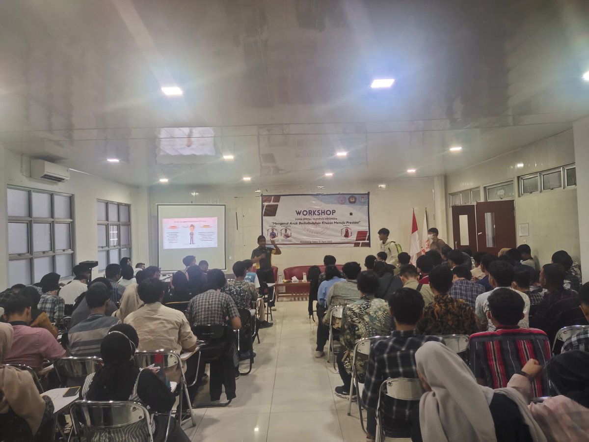 PPSOIna's tweet photo. Sosialisasi SOIna bagi mahasiswa program studi PJKR di Universitas Singaberbangsa Karawang pada 15/4/2023

Acara ini di diselenggarakan oleh SOIna Karawang dengan tema "Mengenal Anak Berkebutuhan Khusus Menuju Prestasi" https://t.co/2ovRA0MYdf