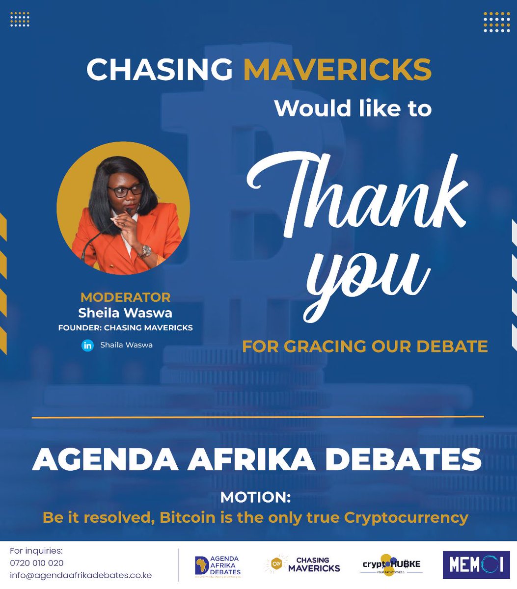 KBCC_01's tweet image. Thank you @sheila_waswa for doing an amazing job at moderating the event. You kept the audience super engaged #BitcoinDebate2023 #AAD2023 #GetitDonetheMavericksWay