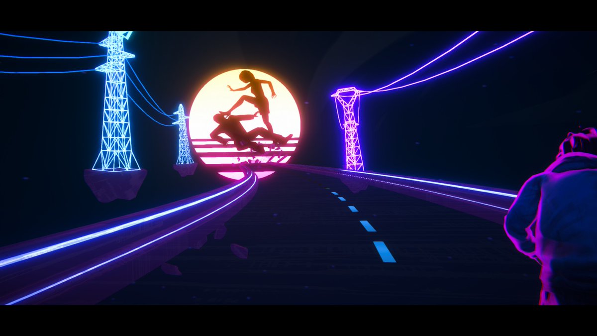 Shirocory_Games's tweet image. 時々コミカルなやりとりやミニゲームが挟まって、シリアスになりすぎず飽きさせないような作りになっている。
主人公たちの精神状態を反映したランゲーム中の音楽やシーンがかっこいい。こういう演出はミュージカル的なノリが好きな人にいいかも。QTE苦手な人への救済措置あり。

#Road96 #Mile0