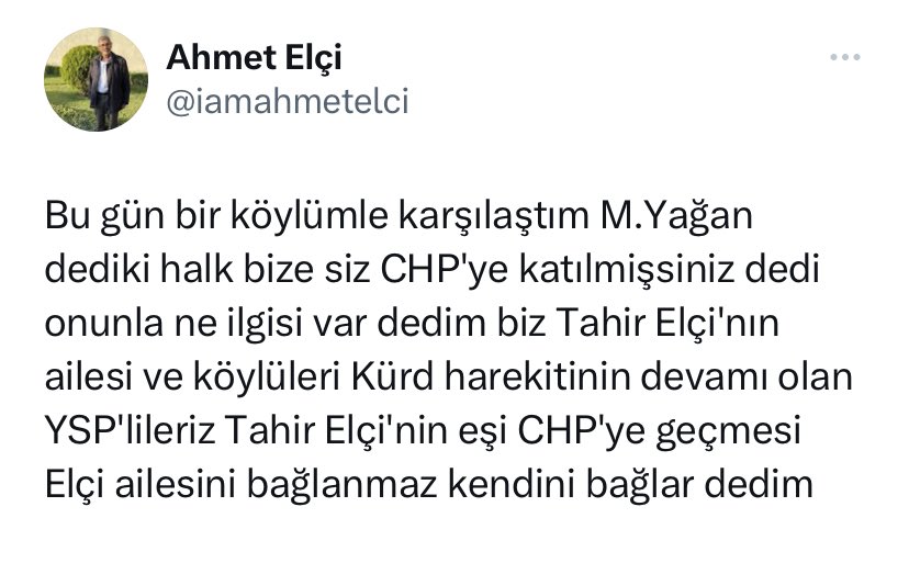 Amed’de katledilen Amed Barosu Başkanı Tahir Elçi’nin abisi Ahmet Elçi, ‘Biz Tahir Elçi’nın ailesi ve köylüleri YSP’liyiz’ dedi
